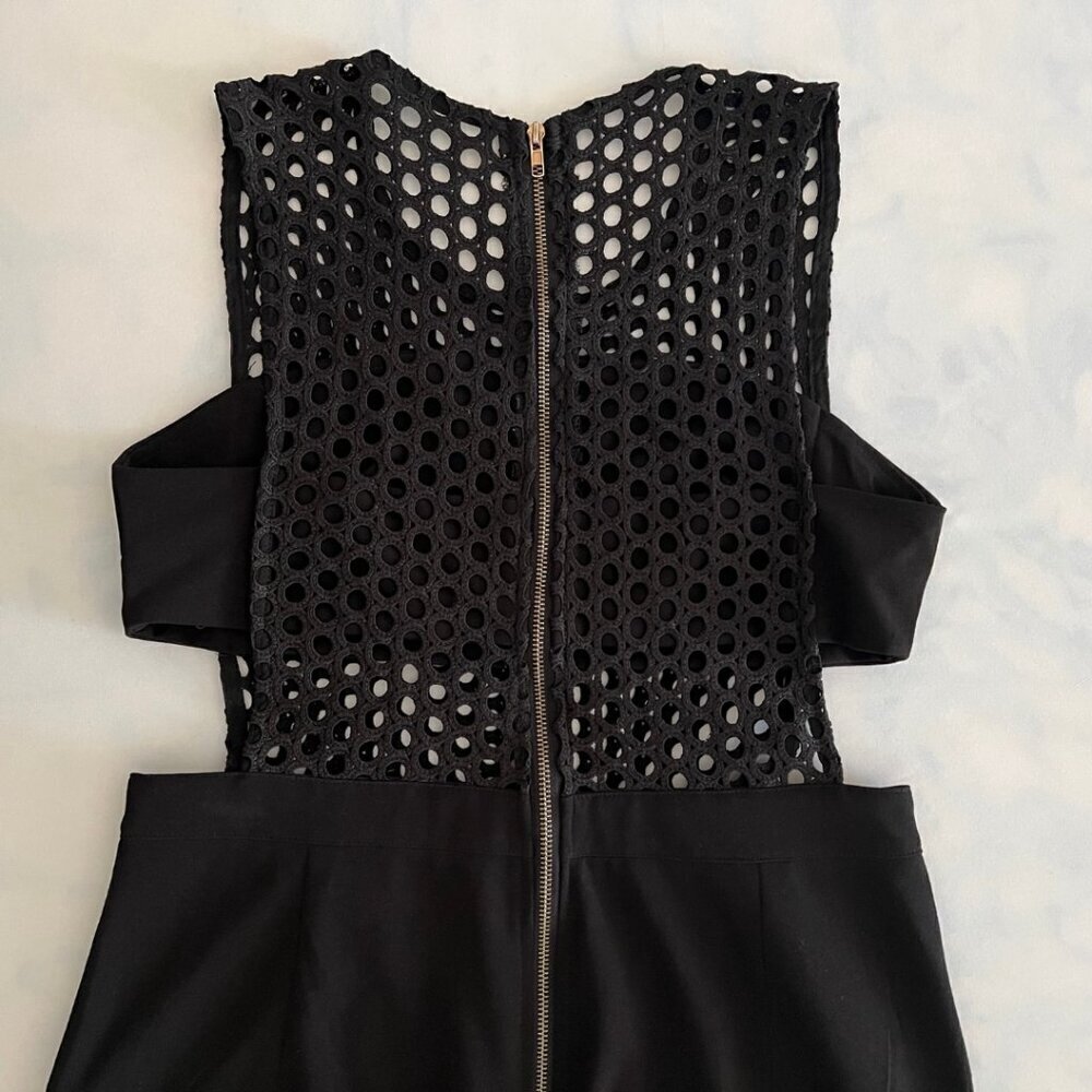 Cherry Koko Black Knit Bandeau Top Tapered Leg Jumpsuit - Picture 5 of 7